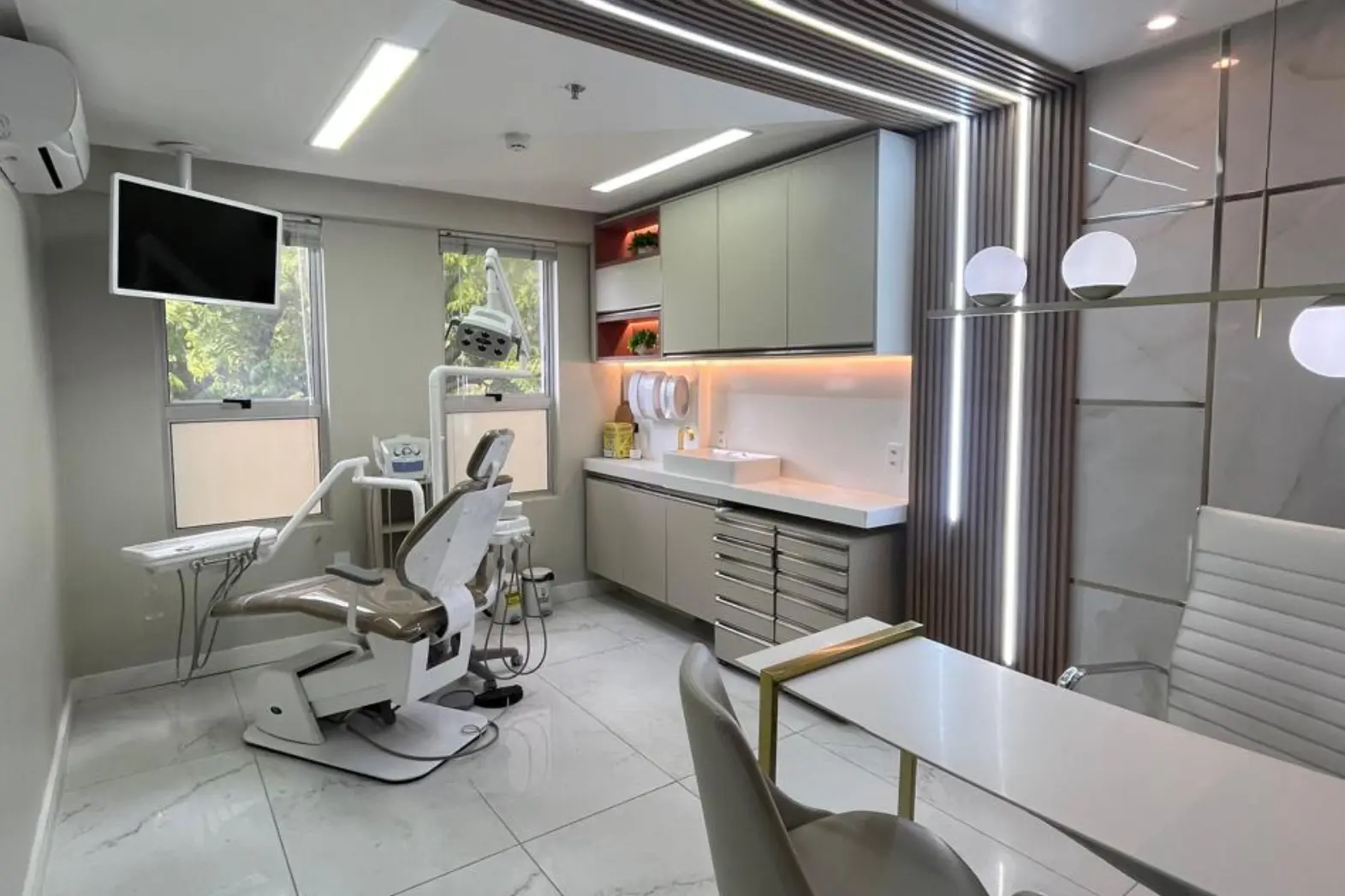 Consultório odontológico premium da Innate Saúde Integrada em Maceió